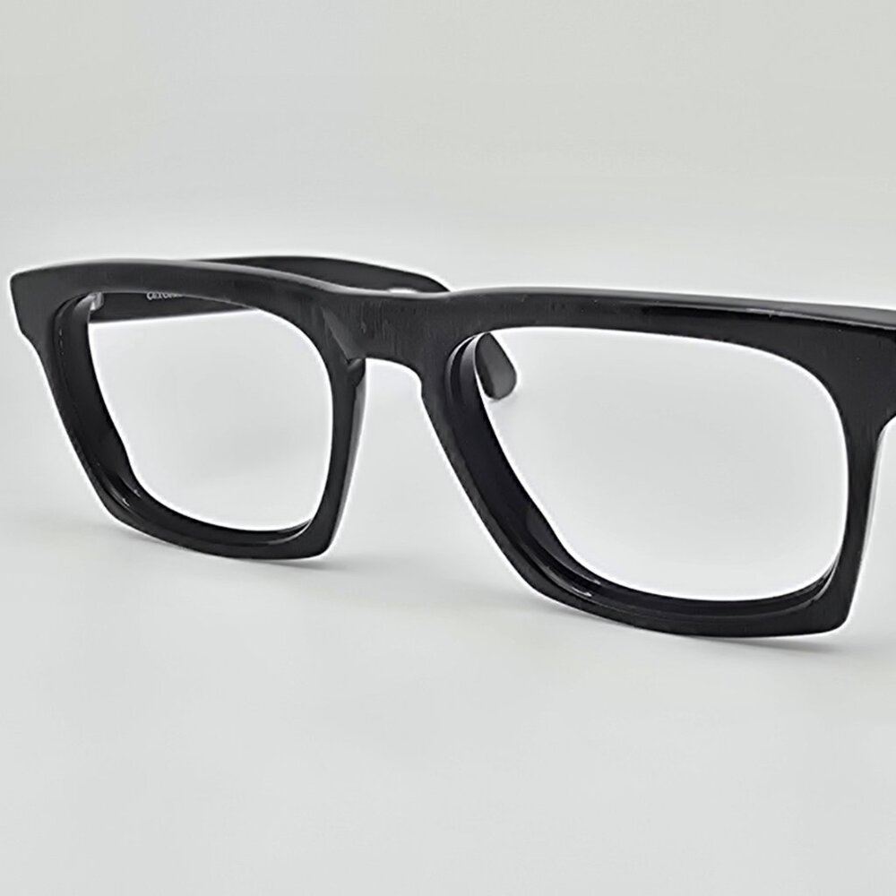 Alain Mikli A.M. 86 707-238 Black Stripe Eyeglasses Frame France 53-15-138